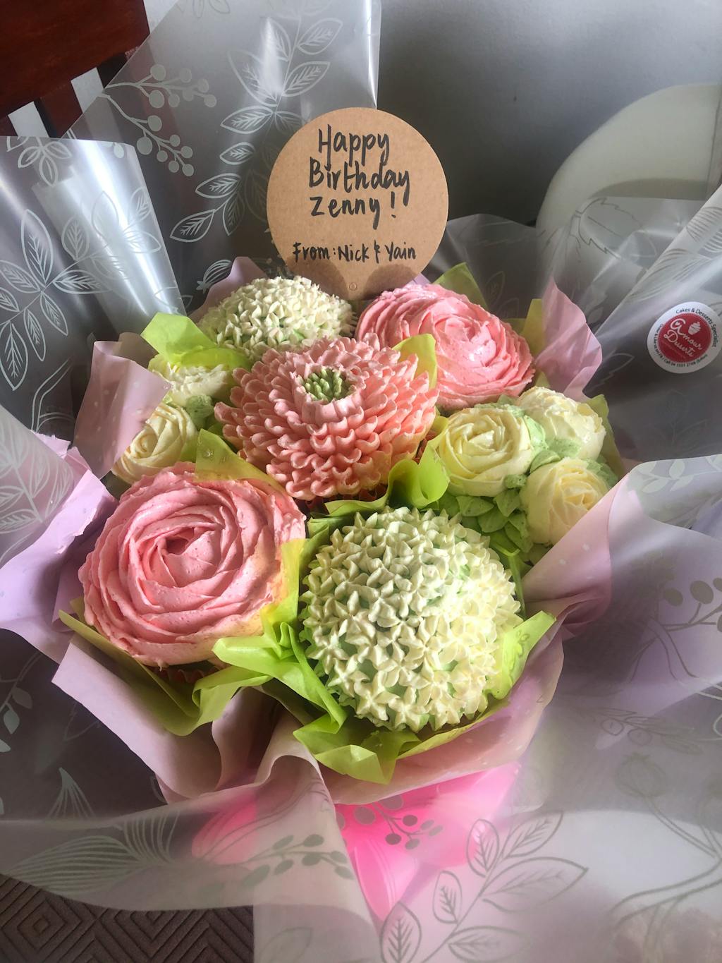 Customer photo for an Amour Desserts review
